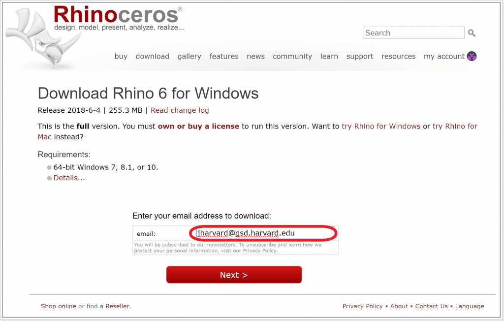 rhino for mac vs windows
